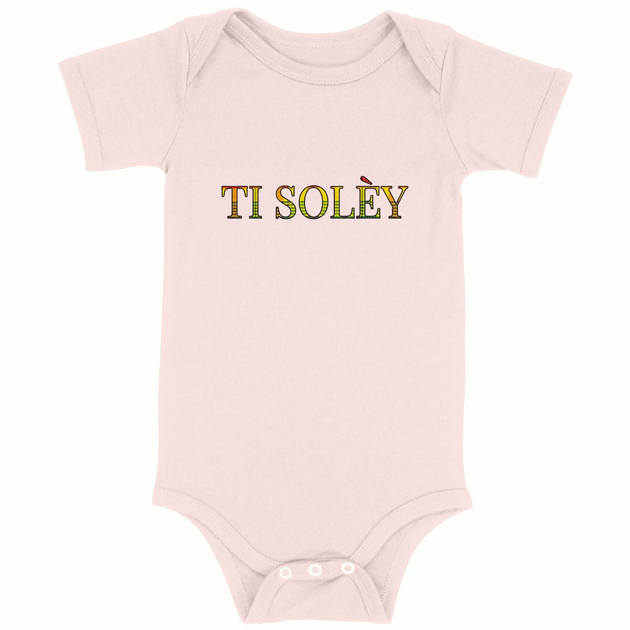 TI SOLÈY — Vêtement bébé coton - face_rose